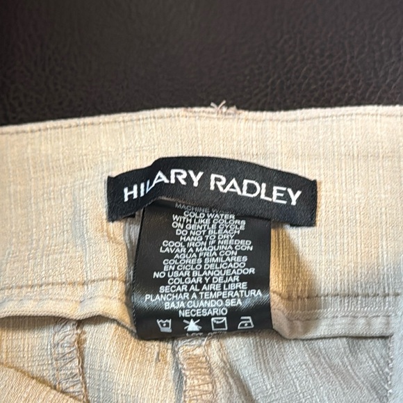 Hilary Radley Women's Pull On Mid Rise Stretch Comfort Bermuda Shorts Medium - Picture 7 of 10